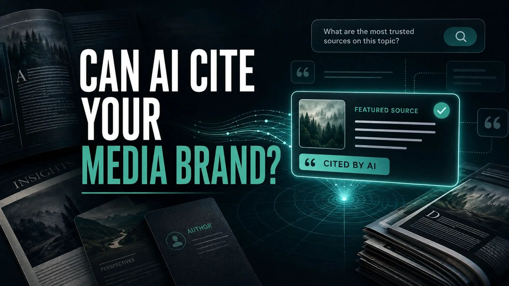 Media company appearing as a trusted citation in ChatGPT and AI search through original journalism, visible authors, structured archives and strong digital authority