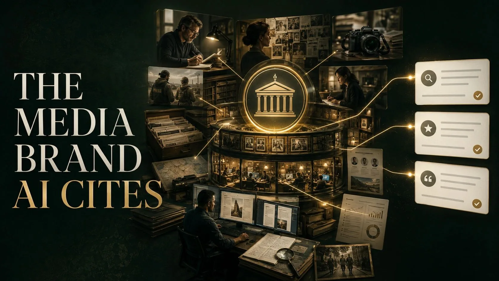 A trusted media brand connected to journalists, original reporting, archives and verified citations across modern AI search experiences